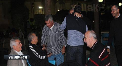 بالصور.. رموز الزمالك يحتفلون مع طولان بلقب الكأس